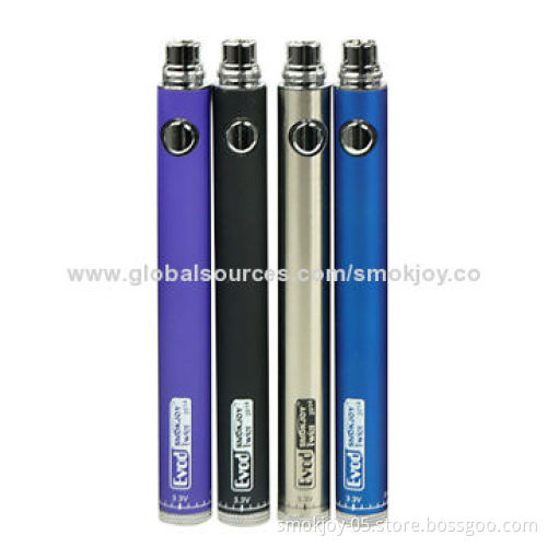 Smokjoy Colorful 3.2-4.8V Voltage Adjustable Evod Twist Batteries with 1,100/1,300mAh Capacity